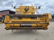 Kombajn Sampo 500 z sieczkarnia sprowadzony Massey Ferguson 330 claas