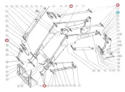 Komplet tulejek ładowacza ZETOR TracLift TL SL 220/260 v010022