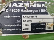 Brona wirnikowa Agregat Amazone KX 3000 KG