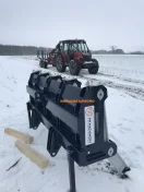 Brona leśna Zgrabiarka do gałęzi URFB FK MACHINERY by KOŁASZEWSKI spycharka