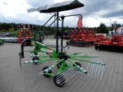 Zgrabiarka Karuzelowa TALEX SPYDER 3,6m 4,2m tandem WOM koło kopiujące