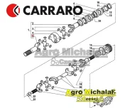 Półoś krótka most carraro Claas Arion 500, 600, 510-540, 610-640