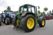 JOHN DEERE 6610 TLS / Przednia oś amortyzowana / PowrQuad /