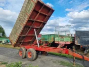 Przyczepa wywrotka tandem 8t wysokiego skladowania