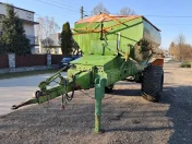 Rozsiewacz wapna nawozu AMAZONE ZGB 8001 na kołach8T 8000L talerze rcw