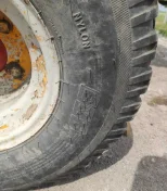 Koła 10.0/80-12 jak nowe BKT do kombajny Massey Ferguson opona felga