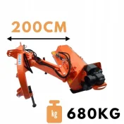 Kosiarka bijakowa na pantografie tylno boczna AGF 140 Geograss 1200g
