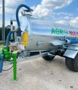 Wóz asenizacyjny Beczkowóz AgroMax ocynkowany 1/2 osiowe DOSTAWA