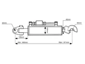 Cięgło hydrauliczne (Kat.3/3 (Ø32/32mm))