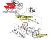 Piasta wałka tuleja WOM PTO 540/1000 Massey Ferguson 8110, 8160, 814