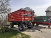 Przyczepa dwuosiowa z dyszlem skrętnym / tandem TECHMONT