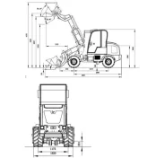 Ładowarka teleskopowa przegubowa HORNET HMA 808TT