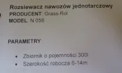 Rozsiewacz typ N056, rok produkcji 2021, 300l