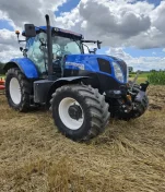 New holland T7.210 Piękny Oryginał 14Rok Sprawdzony PneumatykaFaktura