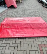 Plandeka ze stelazem rozsiewacz sulky dpx szer ok. 2.30m