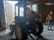Ciągnik rolniczy t -25 Władimirec pierwszy właściciel plus pług kultywator brony