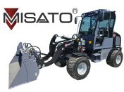 Misato MINI 780 ładowarka 1000kg Klimatyzacja łyżka 4w1 + widły