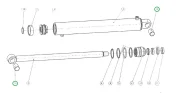 Komplet tulejek ładowacza ZETOR TracLift TL SL 220/260 v010022
