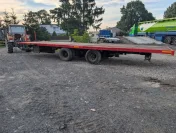 Przyczepa platforma do bel słomy tandem 9.6m podwozie rama Krone