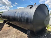 Zbiornik stalowy 50m3 ocieplany na nogach obłożony blachą aluminiową