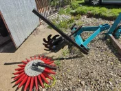 Sprzem Fingerhacke agregat pielacy winnica sad