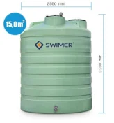 Zbiornik na RSM 15000 marki SWIMER w okazyjnej cenie