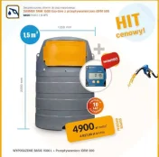 Zbiornik na olej napędowy SWIMER Eco-Line 1500 BASIC cena brutto !