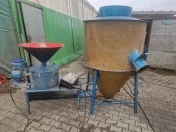 Śrutownik z mieszalnikiem podajnik ślimakowy