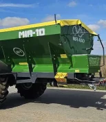 Rozsiewacz do wapna i nawozu RCW MIR -10 łancuch NOWY posypywarka