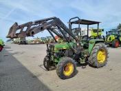 Ciągnik John Deere 1850 ładowacz czołowy Tur sadowniczy 1,5m sz. 56 KM
