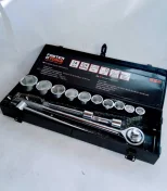 Zestaw kluczy nasadowych 14 cz. Faster Tools