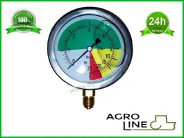 Manometr logarytmiczny 5/25 bar M63 gwint 1/4'
