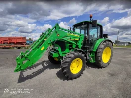John-Deere 6330 z Ładowaczem JD 633 / 11r. Power-Quad / 130 km