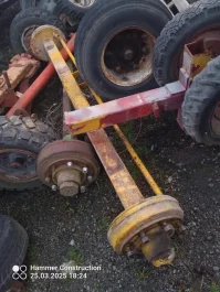 Oś na 8 szpilek bardzo mocna WYWROTKA