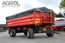 Przyczepa rolnicza URSUS D-606 6 Ton PRONAR Plandeka + Stelaż; Skorupa