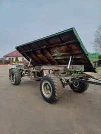 Przyczepa wywrotka ifa hw 80.11 hl 8 ton rama do remontu Niemka d55