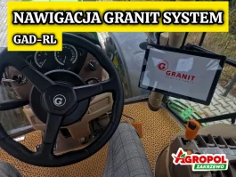 Nawigacja GRANIT SYSTEM GAD-RL - darmowe RTK, dokładność 2.5 cm