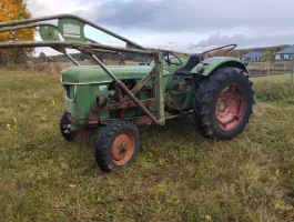 ciagnik roniczy deutz d 40 z turem rok 1964 sprawny silnik 3 cylindry