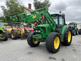 JOHN DEERE 6420 TLS + JOHN DEERE 651 / TLS / PowrQuad / Klimatyzacja /