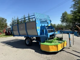 Ścinacz zielonek Zamet przyczepa z kosiarką T635