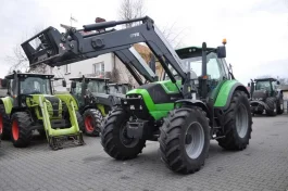 DEUTZ-FAHR AGROTRON 6160 P + QUICKE Q78 / Biegi Pełzające /