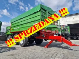 Przyczepa rolnicza 12 TON tandem PRONAT PT512, fabrycznie nowa, 2025