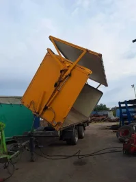 Kontener otwierany bok hydraulicznie 7m plandeka hydrauliczna 6 sztuk