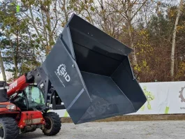 Skrzynia ładunkowa ciężka, skrzynia transportowa 2,4 m x 1,25 m SID