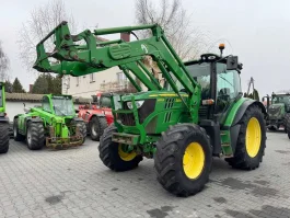 JOHN DEERE 6105R + JD H340 / TLS / PowrQuad / Klimatyzacja /