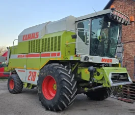 Claas Mega 218 + heder składany stan idealny