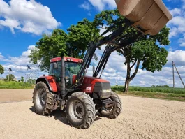 Ciągnik.Case MX 120 tur, 4x bliźniacze koła nawigacja Trimble
