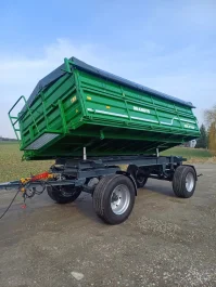 Przyczepa wywrotka Brandys 9 ton bss p93s po odbudowie 12 ton hl 80 11