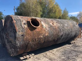 Zbiornik stalowy 25m3 - 25000l- 25 000l - na wodę, szambo, deszczówkę