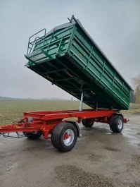 Przyczepa wywrotka 14 ton na 3 strony kassbohrer bdf resor hl 80 hw
